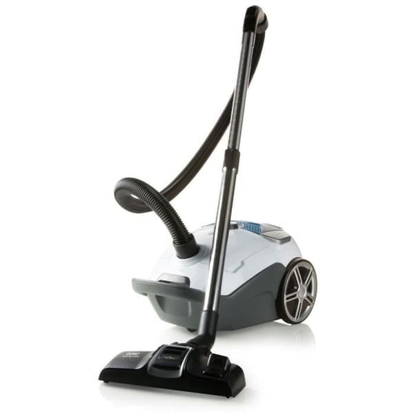 DOMO DO7291S - Kanisterdammsugare 3L - 700W - 68dB - Justerbar sugkraft - "Deep Clean" golvborste Grå, Vit