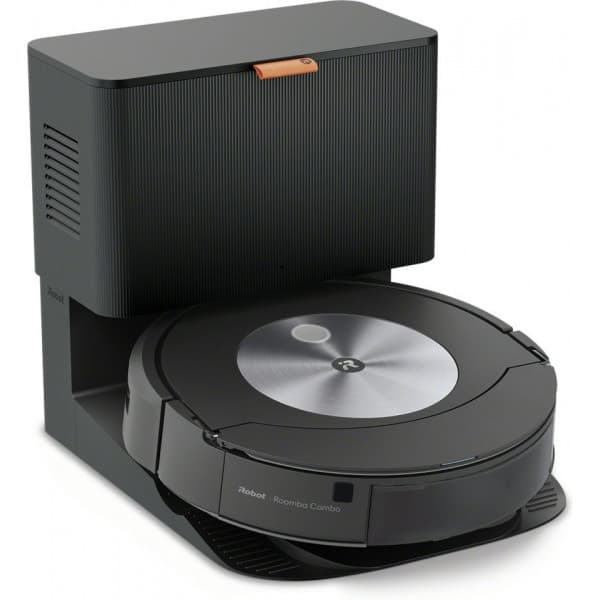 iRobot Roomba Combo j7+ -robotti-imuri ja -moppi musta, Ruostumaton teräs