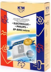 K&M Vacuum cleaner bag ELECTROLUX-PHILIPS S-BAG (4pcs)