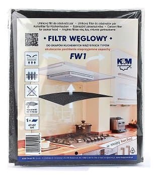 Filtr węglowy do okapu kuchennego     FW1