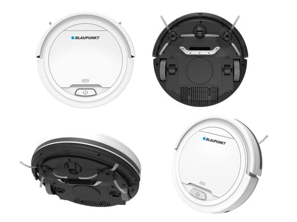 Blaupunkt RVC201 robot vacuum 0.5 L Bagless White Valkoinen