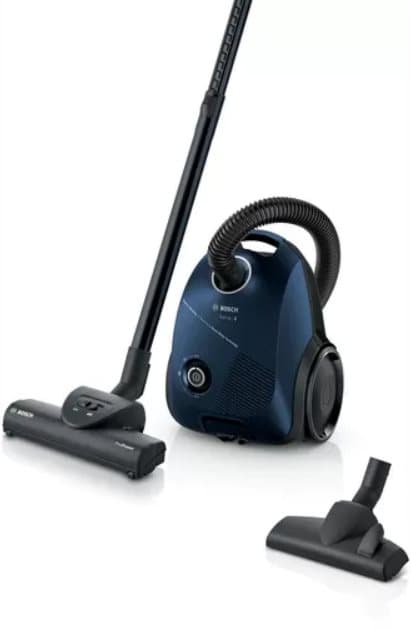 Bosch Serie 2 BGBS2BU1T vacuum 3.5 L Cylinder vacuum Dry 850 W Dust bag Sininen