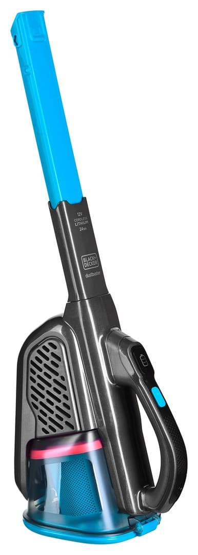 Svart & Decker BHHV320J handhållen dammsugare Blå, Titanium Bagless