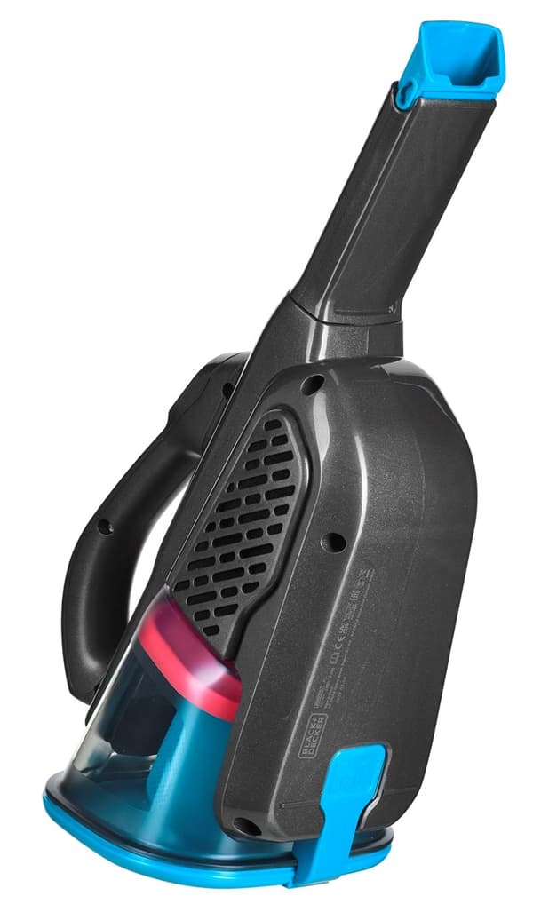 Svart & Decker BHHV320J handhållen dammsugare Blå, Titanium Bagless