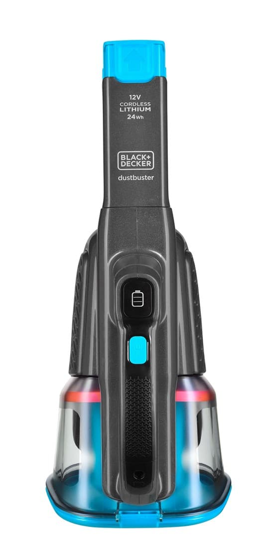 Svart & Decker BHHV320J handhållen dammsugare Blå, Titanium Bagless
