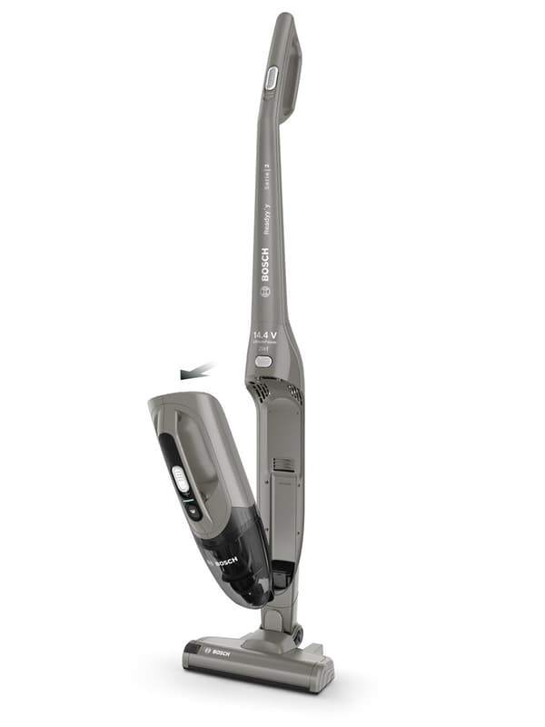 Bosch Serie 2 BBHF214G sauvaimuri/sähköharja pussiton harmaa