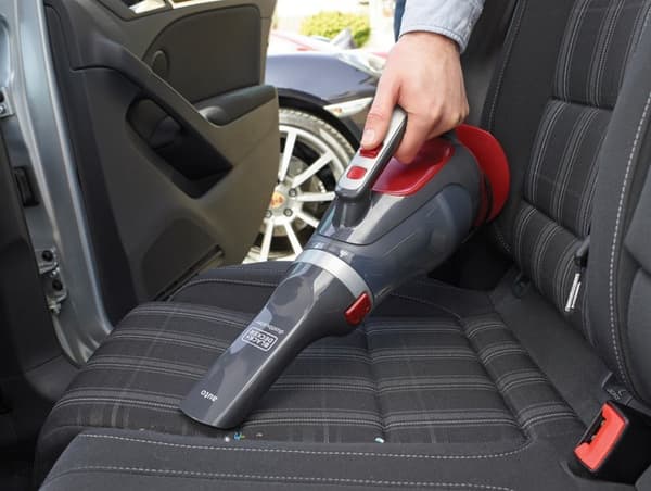Svart & Decker ADV1200 handdammsugare Grå, Röd Påslös
