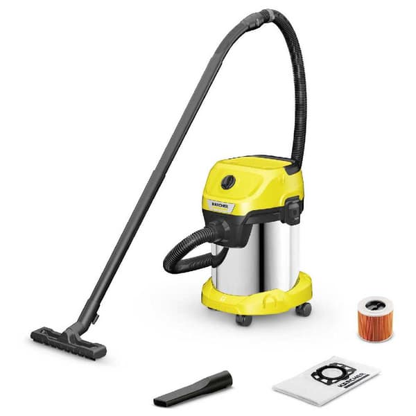 Karcher Imuri Wd 3 S Keltainen One Size / EU Plug Ruostumaton teräs, Keltainen