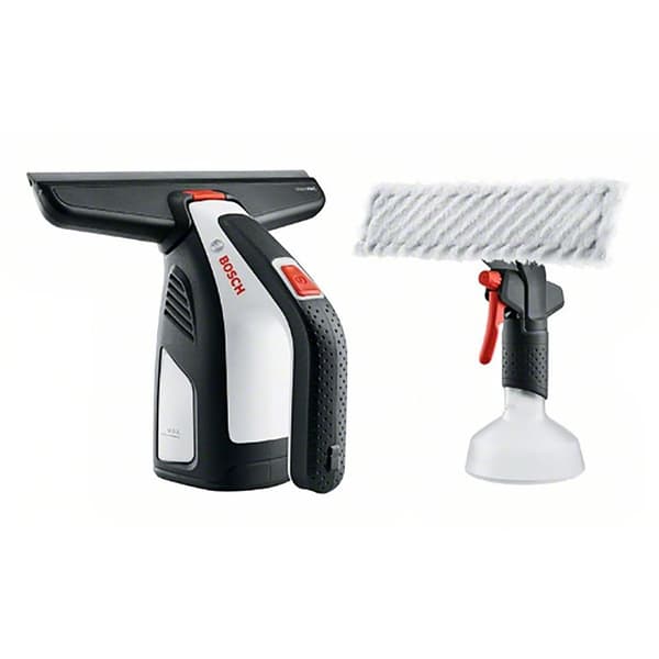 Bosch Höyrytin Glassvac Solo + Hopeinen musta, Valkoinen