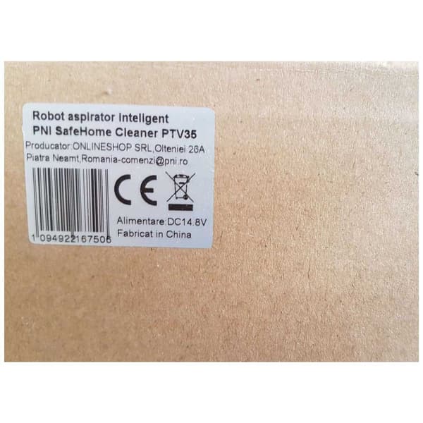 Pni Ptv Safehome Cleaner 35 Fiksu Tyhjiö Siivooja Hopeinen One Size / EU Plug