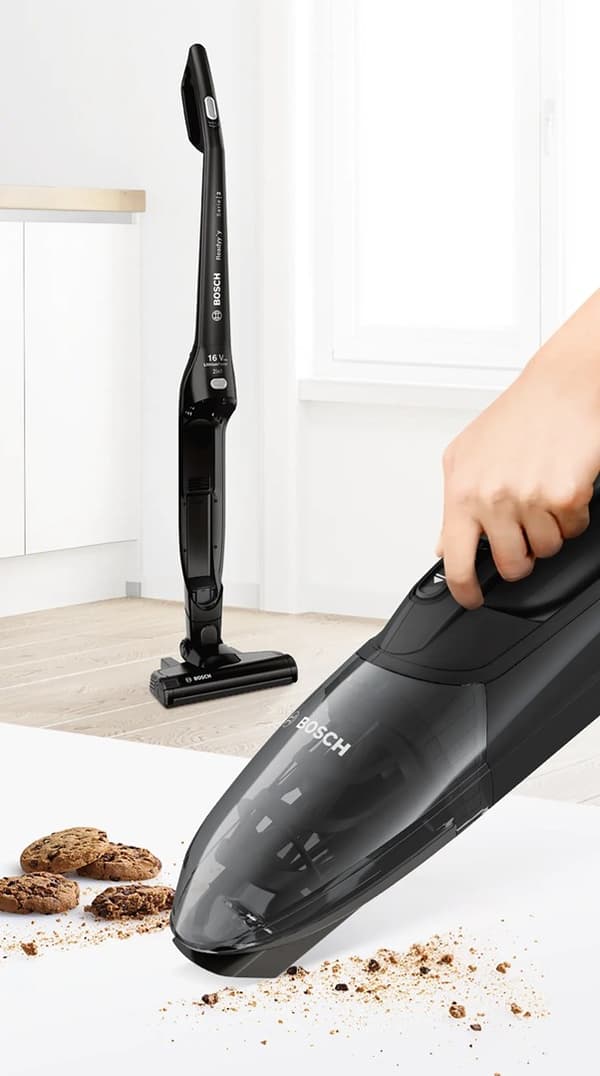 Bosch Serie 2 BCHF216B håndholdt støvsuger Sort Poseløs