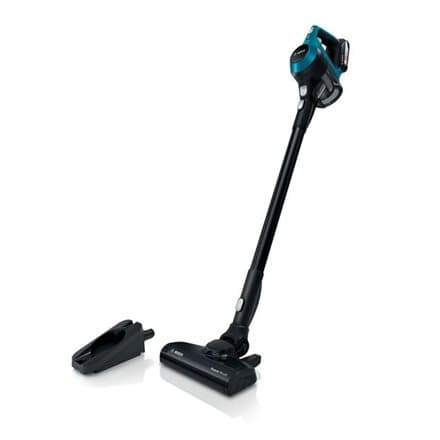 Bosch Serie 6 BBS611LAG stick vacuum/electric broom 2-in-1 stick vacuum Battery Dry Bagless 0.3 L Blue 2.5 Ah Blå