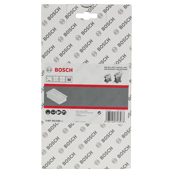 Bosch Professional Polyesteri Pölynimurin Suodatin Gas 35 Kirkas
