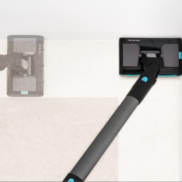 Cecotec Scoba 2100 Twice Max upright vacuum cleaner with 210 W Digital Brushless motor and 20 kPa suction power. Autonomy of 45 minutes. 2 power leve