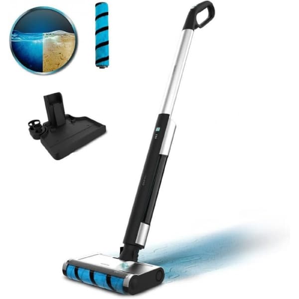 Cecotec 40 W electric mop. Autonomy of up to 30 minutes. Wet Jalisco absorbent roller brush. 420 ml clean-water tank and 150 ml waste-water tank. Aut