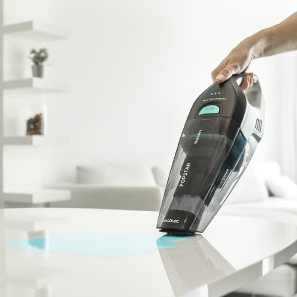 Cecotec Handheld vacuum cleaner with 18.5-V Li-Ion battery. Cordless cyclonic technology. For solids and liquids. 500 ml tank. Suitable for all surfa