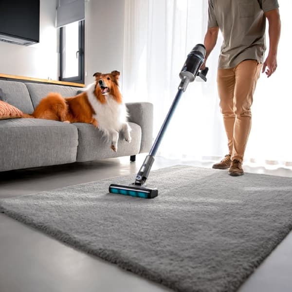Cecotec 3-in-1 cordless vacuum cleaner: upright, broom and handheld, with digital Brushless motor. 680 W power and 230 aW maximum suction power. 26 k