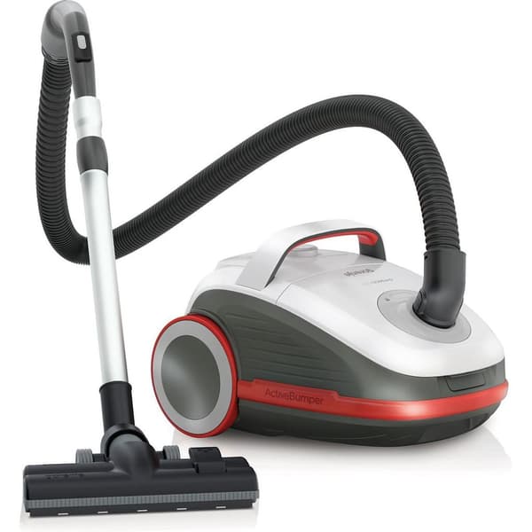 Gorenje | Vacuum cleaner | VCEA21GPLW | Bagged | Power 700 W | Dust capacity 3 L | White Grå, Röd, Vit