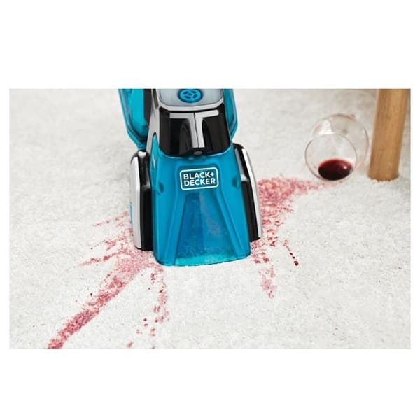 BLACK &amp; DECKER - - Handdammsugare - 12V 2AH - Spillbuster - Autonomi 15 min - aqua/titan - BHSB320JPQW