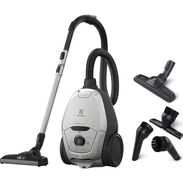 Electrolux Pure D8 3.5 L Cylinder vacuum Dry 600 W Dust bag Svart, Grå