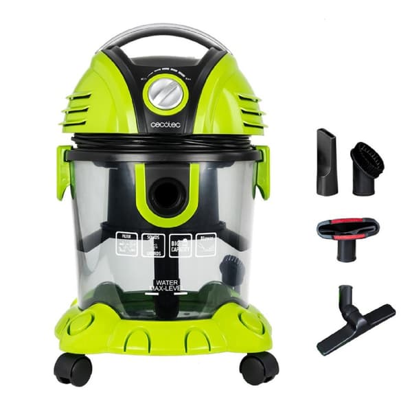 Cecotec Imuri Wet&dry T 1400w 15l Valkoinen musta, Vaaleanvihreä