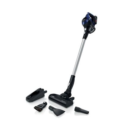 Bosch Serie 6 BBS611MAT stick vacuum/electric broom 2-in-1 stick vacuum Battery Dry Bagless 0.3 L Blue 2.5 Ah Sininen
