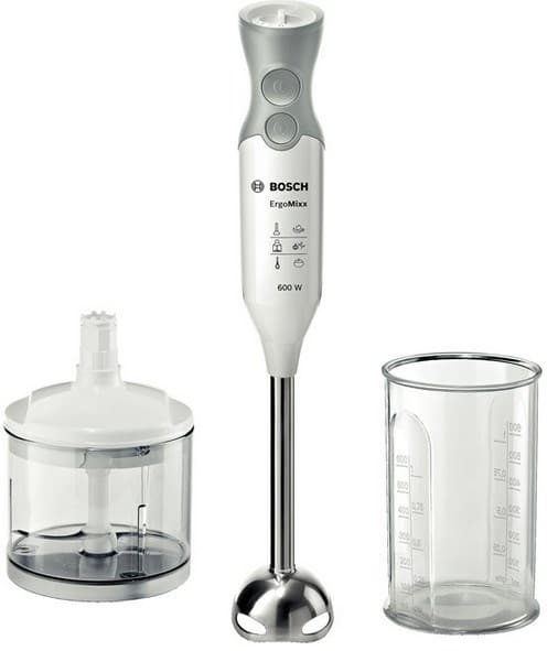 BOSCH MSM66120 stavblender (600W; hvid, grå)