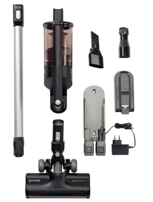 Gorenje | Dammsugare Handstick 2in1 | SVC252FMBK | Sladdlös drift | Handsticka och handhållen | 35 W | 25.2 maj | Operativ vol