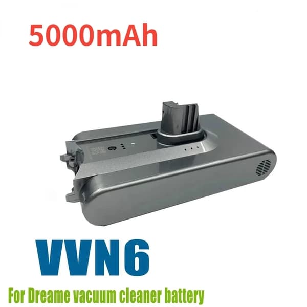 Ersättningsbatteri, kompatibelt med Dreame V11 V11SE V12, 18650 batteripaket, Dreame VVA1-5000mAh