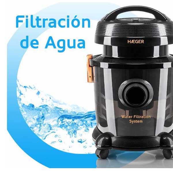 Haeger Aquaclean Pro Vandfilter Støvsuger Sort