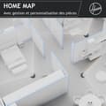 Miniatyrbillede 4 af 6: Hoover HG510D Dry Robot Dammsugare - WIFI - Laser Navigation - XL Borste - 90 min autonomi - Kraftfull - Ultra tyst 68 dBA