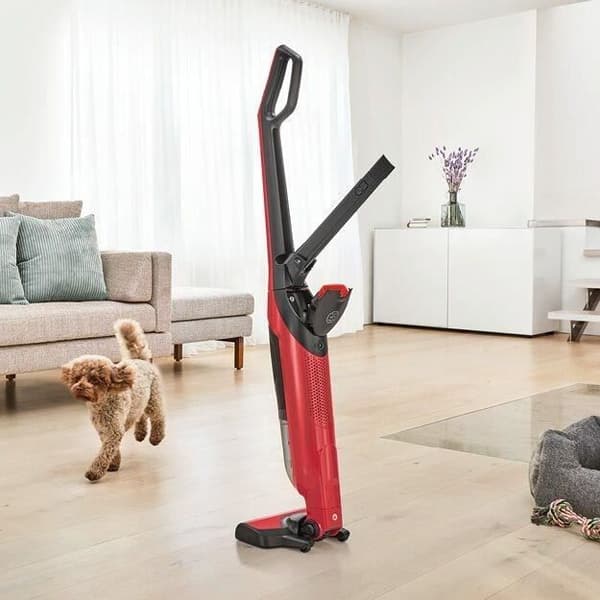 Bosch Serie 4 BBH3ZOO28 upprättstående dammsugare och elektrisk sopborste Batteri Torr Utan påse 0,4 l Svart, Röd 2,15 Ah