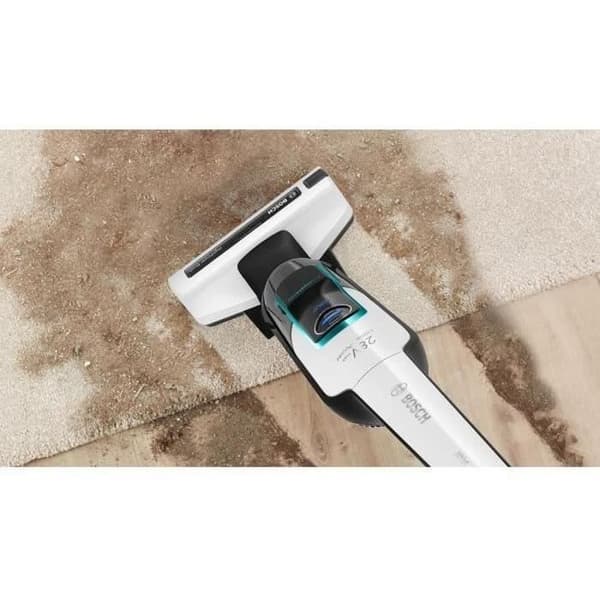 BOSCH BCH86HYG2 - Athlet - laddningsbar stickdammsugare - Serie 6 vit - 60 min körtid - 900 ml behållare - 2 hastigheter och turbo