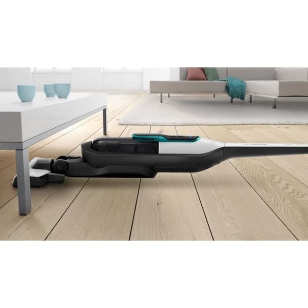 BOSCH BCH86HYG2 - Athlet - laddningsbar stickdammsugare - Serie 6 vit - 60 min körtid - 900 ml behållare - 2 hastigheter och turbo
