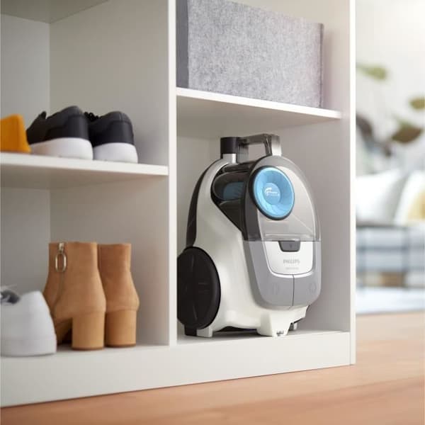 PHILIPS XB2122/09 Series 2000 påslös dammsugare - 850W - PowerCyclone 4 - 77dB - Vit och blå
