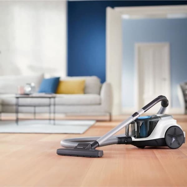 PHILIPS XB2122/09 Series 2000 påslös dammsugare - 850W - PowerCyclone 4 - 77dB - Vit och blå