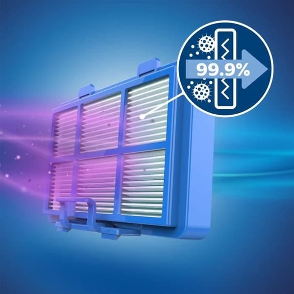 PHILIPS XD3112/09 Kanisterdammsugare med påse Serie 3000 - 900W - 79 dB - Anti-allergen filter