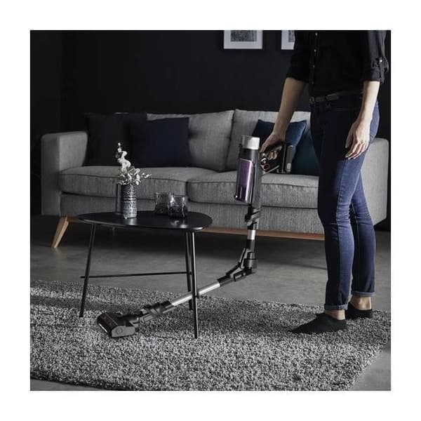 Rowenta Stick dammsugare 2 i 1 uppladdningsbar 18v svart/lila - RH2037