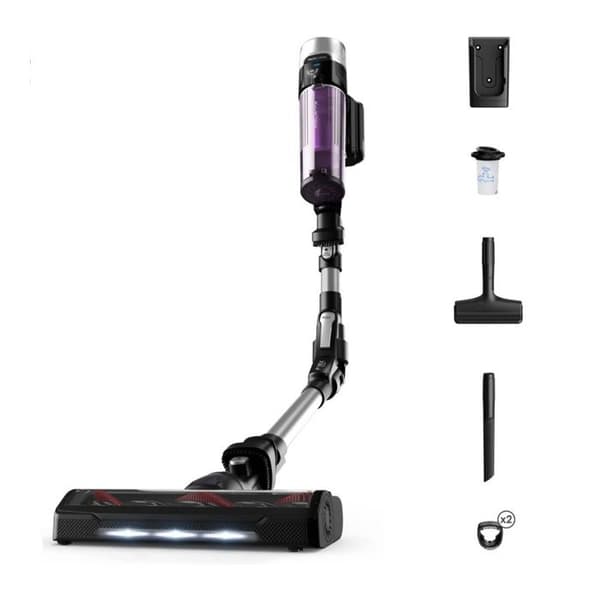 Rowenta Stick dammsugare 2 i 1 uppladdningsbar 18v svart/lila - RH2037 Svart, Lila