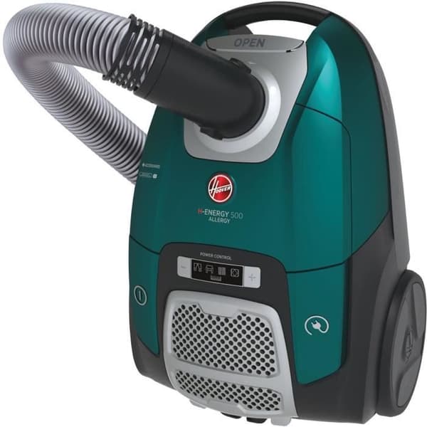 Kanisterdammsugare med påse - HOOVER - HE530ALG - 700 W - 4 L - 65 dBA - Special för djur och allergier