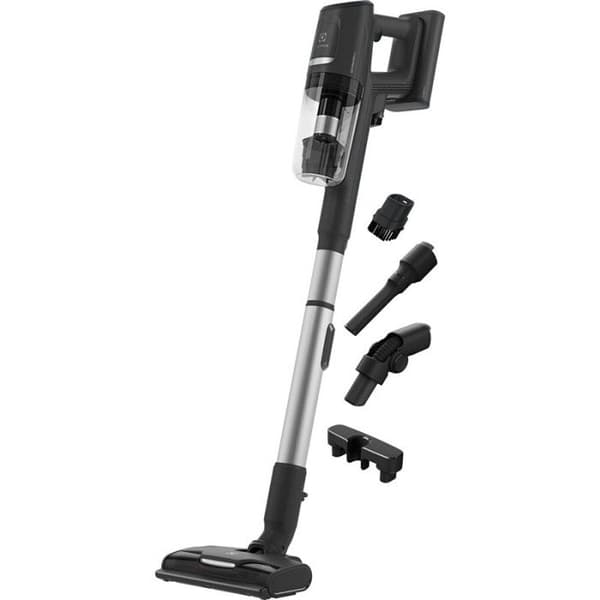 Kvastdammsugare - ELECTROLUX - EP81UB25GG - 25,2 Volt - 35 min - Helgolvborste med LED Grå
