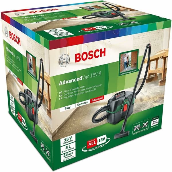 3-i-1 støvsuger BOSCH AdvancedVac 18V-8 8 L