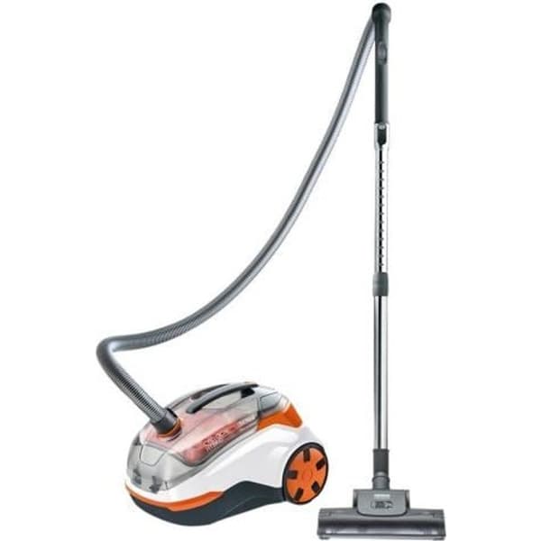 Thomas Cycloon Hybrid Pet &amp; Friends Canister dammsugare påslös 1400 Watt vit-orange