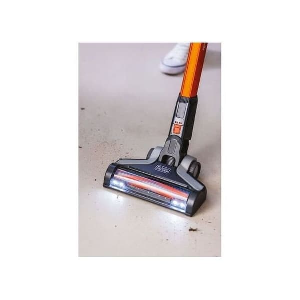 BLACK & DECKER - - Kvastdammsugare - 18V 2AH - 3 hastigheter - autonomi 58 min