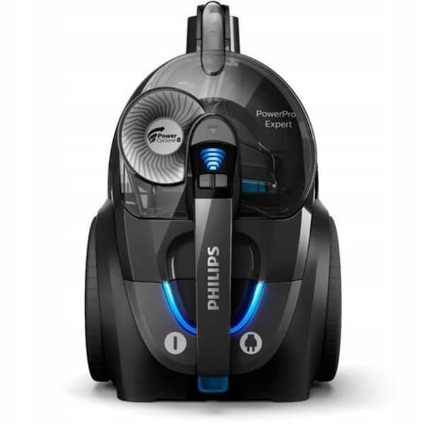 Philips PowerPro Expert påslös dammsugare, med tillbehör, dammsuger 99,9 % av damm, 900 W, svart (FC9747/09)