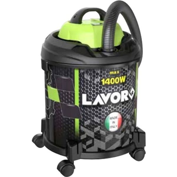 Lavorwash JOCKER 1400 S påslös dammsugare - Svart, Grön - Våt &amp; torr