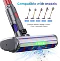 Miniatyrbild 2 av 6: Borste kompatibel för Dyson V7 V8 V10 V11 V15 V16, direktdriven rengöringsturboborstetillbehör med 4 LED-lampor