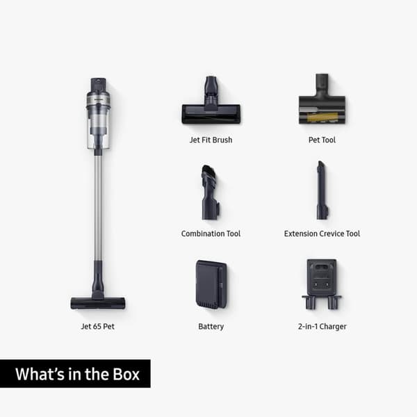 Sladdlös Cyklonborstdammsugare Samsung VS15A60AGR5 150 W