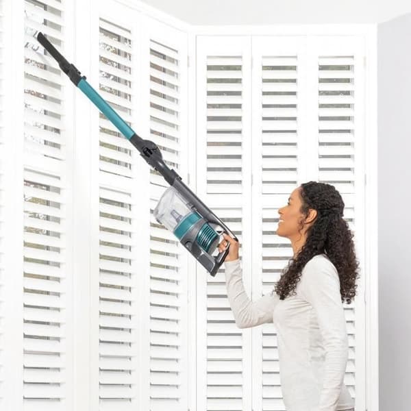 SHARK Cordless Stick Vacuum [IZ201EUT] Anti-hårinpackning, DuoClean, Flexology, TruePet, Enkelt batteri, Turkos