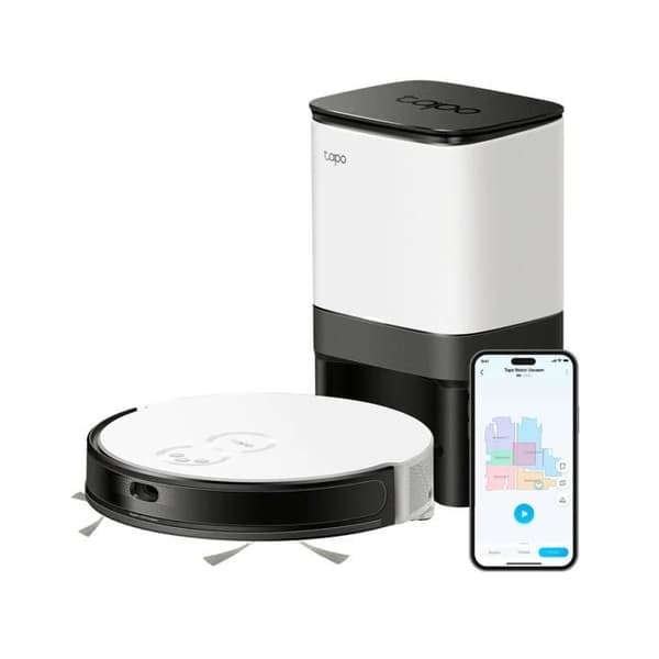 Robotdammsugare - TP-Link - Tapo RV20 Mop Plus - 2700Pa - 2600mAh - Självrengörande bas